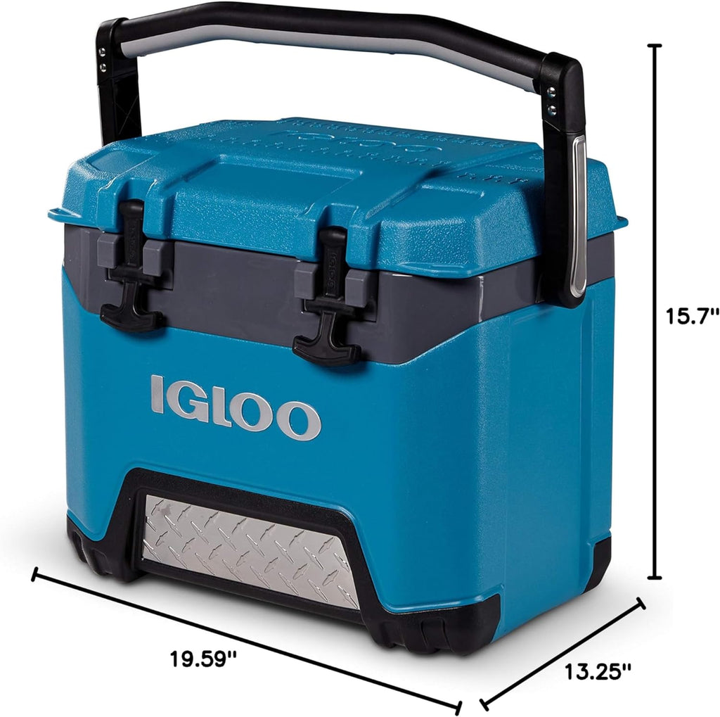 Heavy-Duty 25 Qt BMX Ice Chest Cooler with Cool Riser Technology