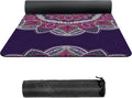 Suede TPE Yoga Mat High Density Non Slip Yoga Mats with Carrying Bag,72"X32" Extra Thick 8MM Exercise & Workout Mat for Yoga, Pilates and Fitness